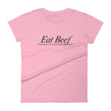 Eat Beef Fitted T-Shirt - Women