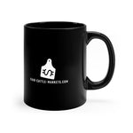 Eat American Beef Black mug 11oz