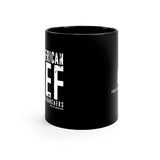 Eat American Beef Black mug 11oz