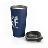 Eat American Beef Stainless Steel Travel Mug