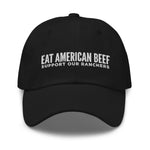 Eat American Beef Dad hat