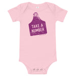 Take a Number Eartag Infant Bodysuit