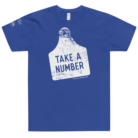 Take A Number Eartag T-Shirt - Adult