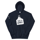 Take A Number Eartag Hoodie - Adult
